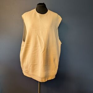 H&M Cream Sweatshirt Vest